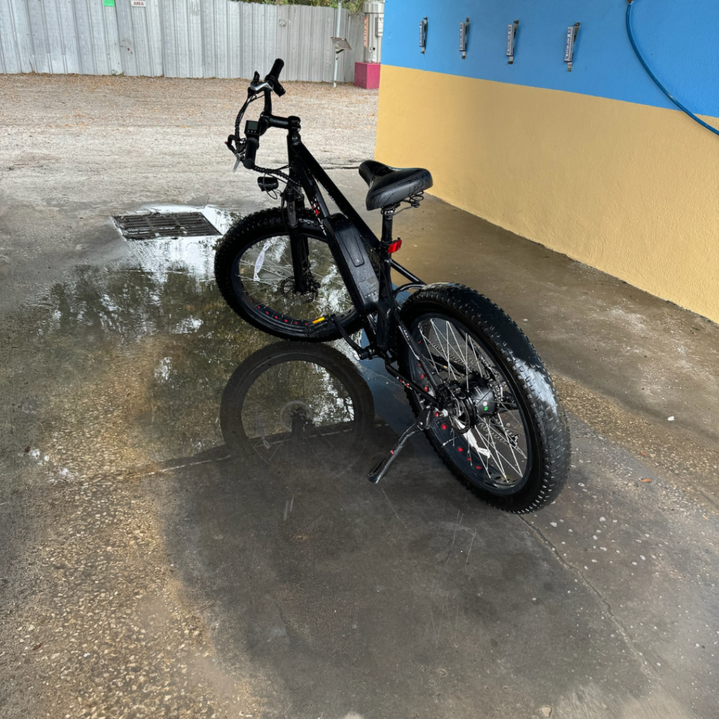 Clean car at Island Shine Auto Wash, using eco-friendly self-service equipment in V.M. Ybor, Tampa.