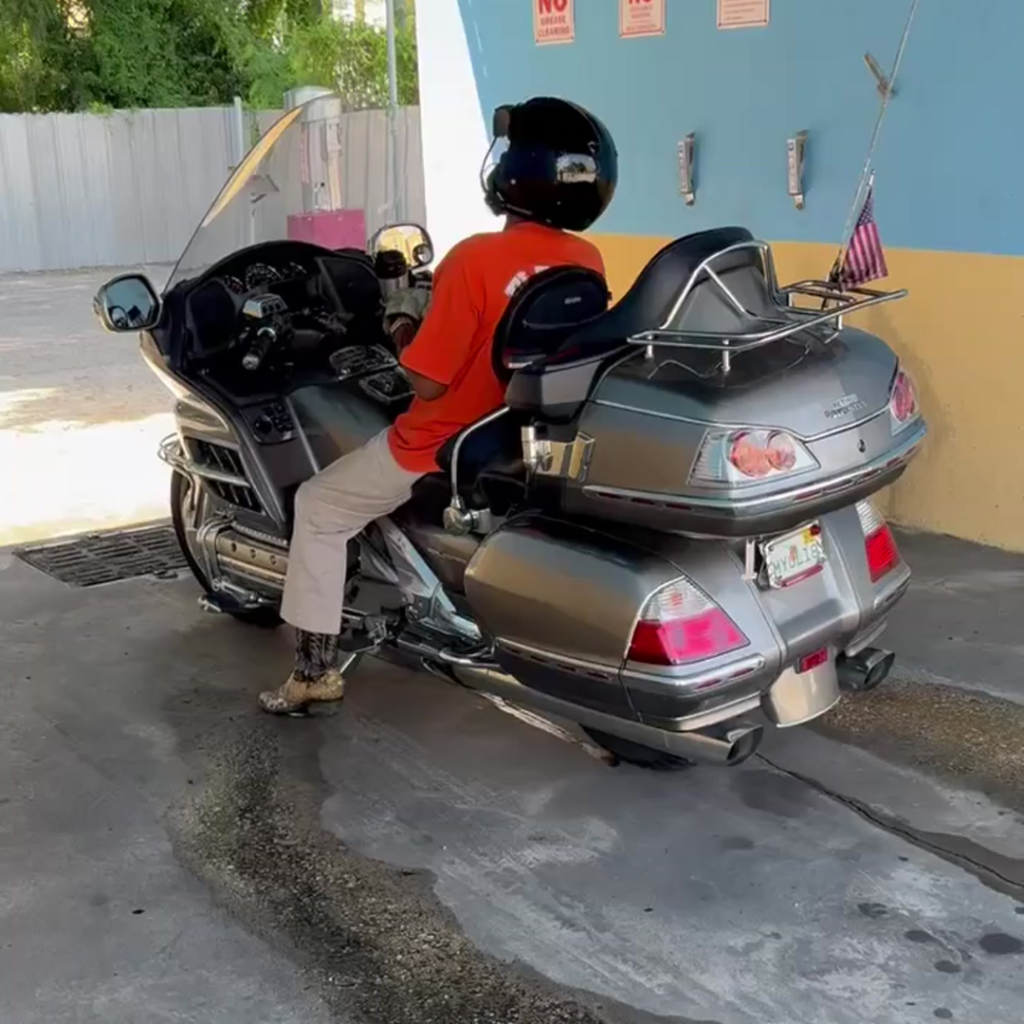 Clean car at Island Shine Auto Wash, using eco-friendly self-service equipment in V.M. Ybor, Tampa.